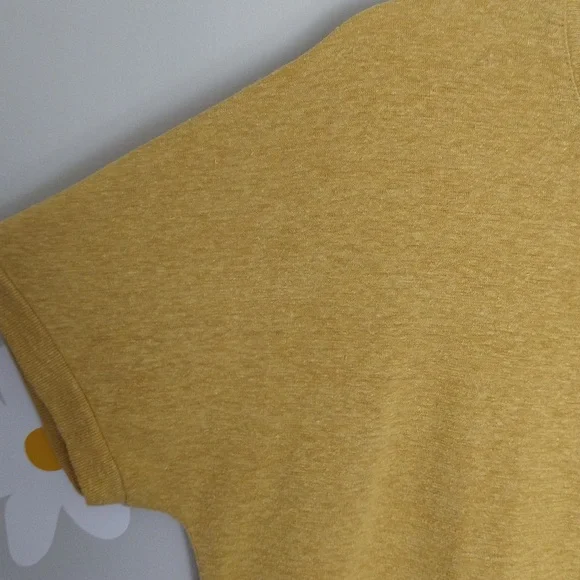 Madewell Hemp Relaxed Drapey Tee Ornate Gold - Picture 9 of 12